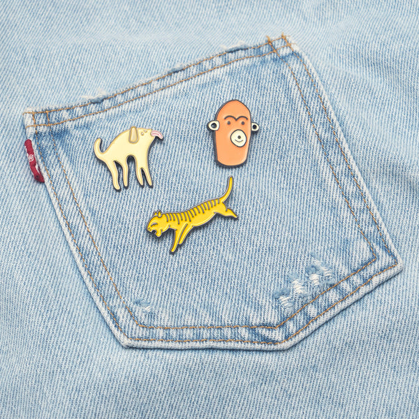 Boris the Tiger Pin