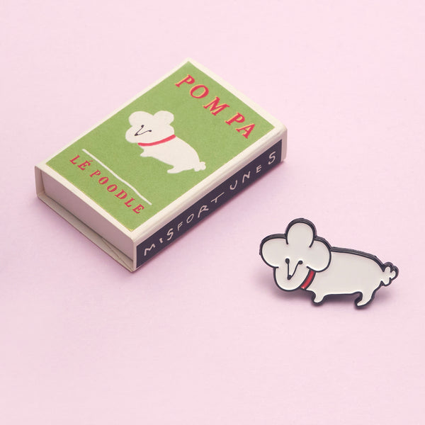 Pompa lé Poodle Pin