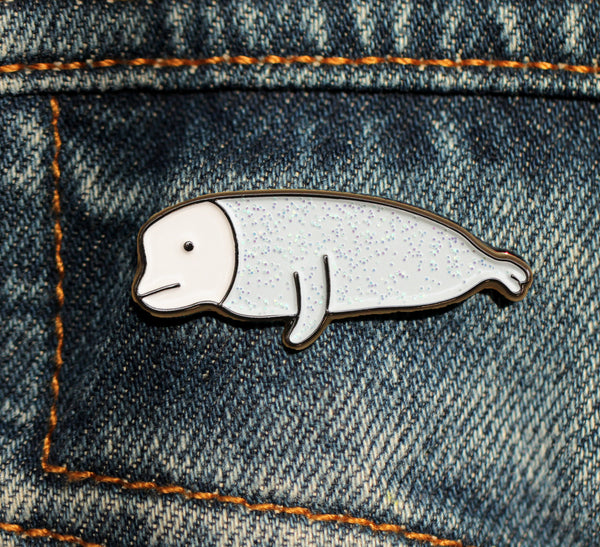 Beluga Whale Pin