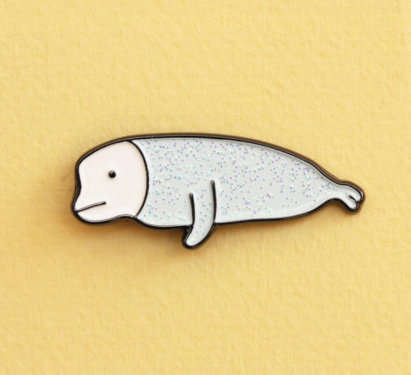 Beluga Whale Pin