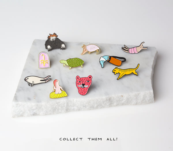 White Fish Pin