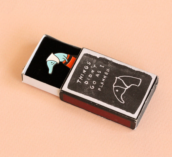 Dolphin Enamel Pin
