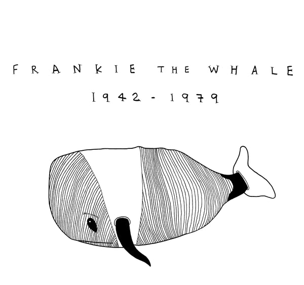 Frankie the Whale - Black Tshirt