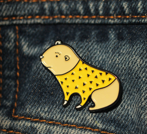 Bear with Sweater Pin