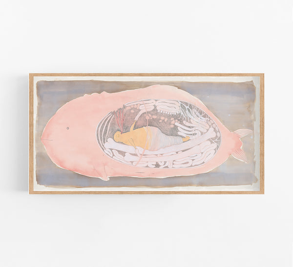 Pink Whale - Big Print
