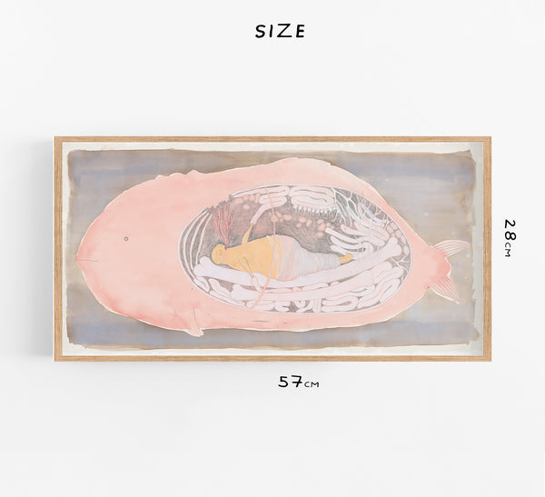 Pink Whale - Big Print