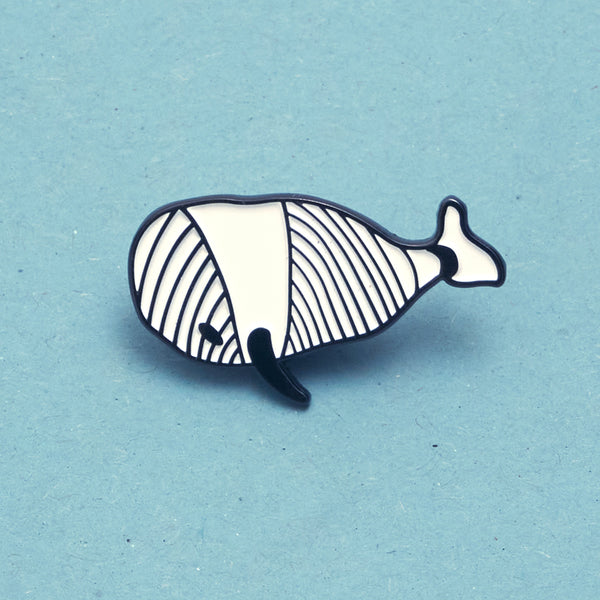 Frankie the Whale Pin