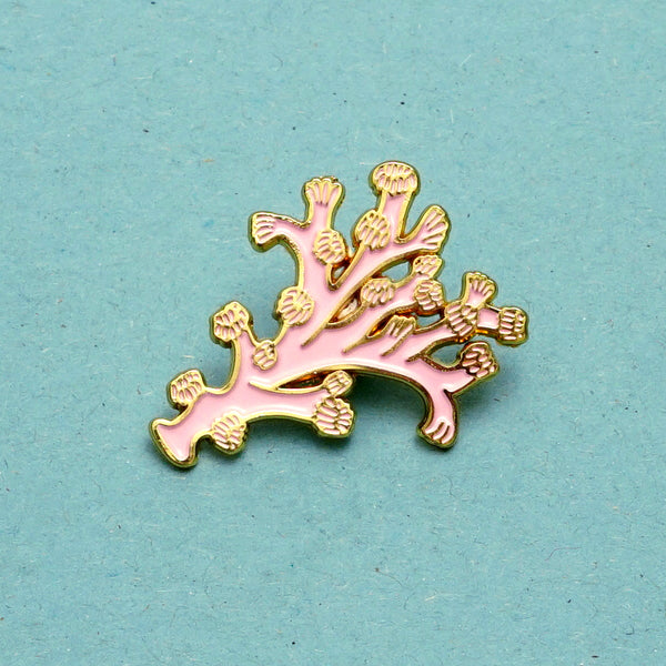 Golden Coral Pin