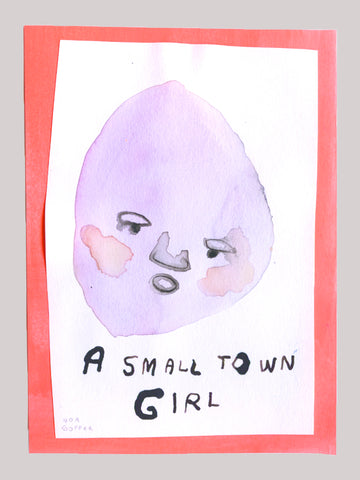 Original Artwork: Small town girl