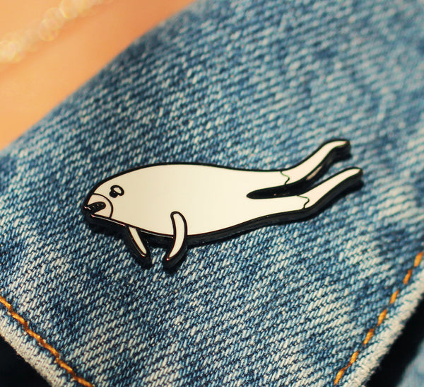 White Fish Pin