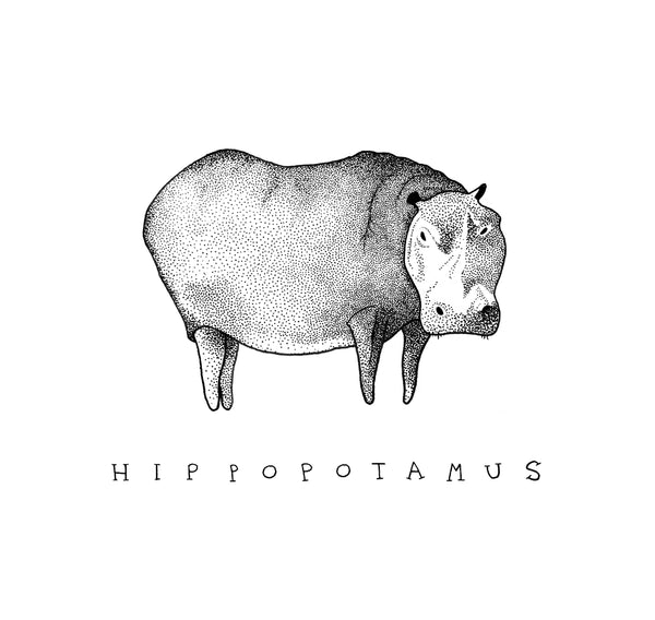 Hippopotamus - Sand T-shirt