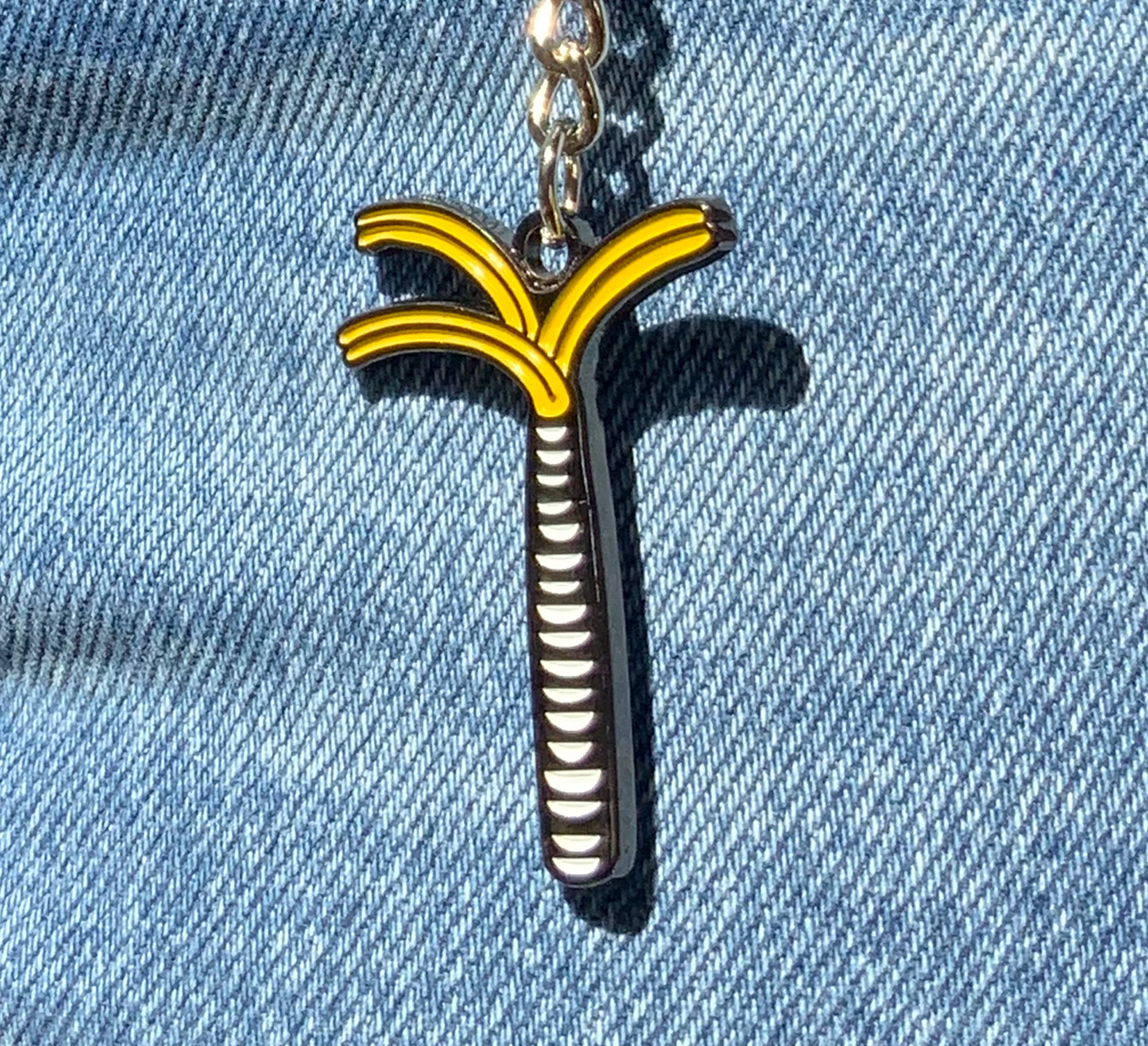 Palm Tree Key Chain